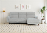 Klaussner Varenna Fabric Power Recliner Sectional Sofa with Chaise-Sofabed