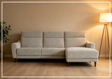 Klaussner Varenna Fabric Power Recliner Sectional Sofa with Chaise-Sofabed