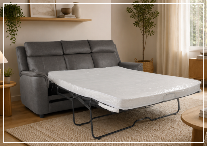 Klaussner Velisse Fabric 3 Seater Queen Sleeper Sofa