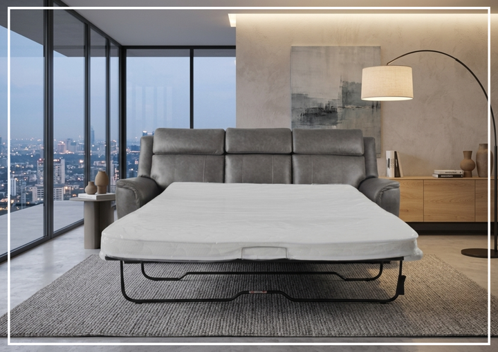 Klaussner Velisse Fabric 3 Seater Queen Sleeper Sofa-Sofabed

