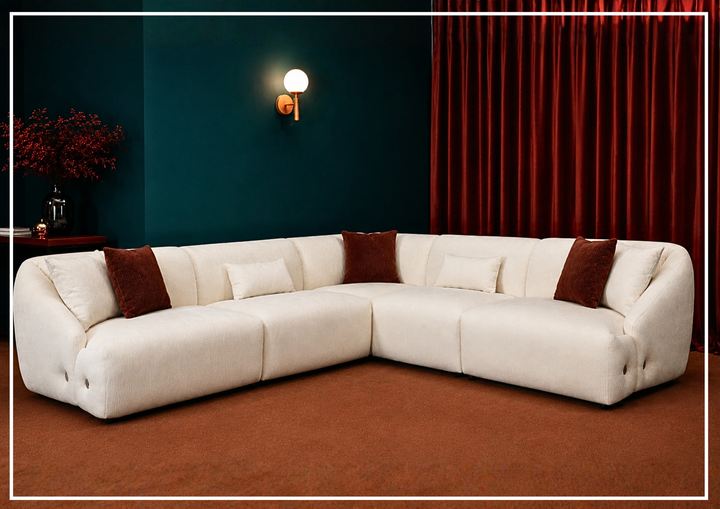 Klaussner Velessa Fabric Modular Sectional Sofa with Straight arms-SofaBed
