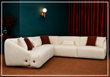 Klaussner Velessa Fabric Modular Sectional Sofa with Straight arms-SofaBed