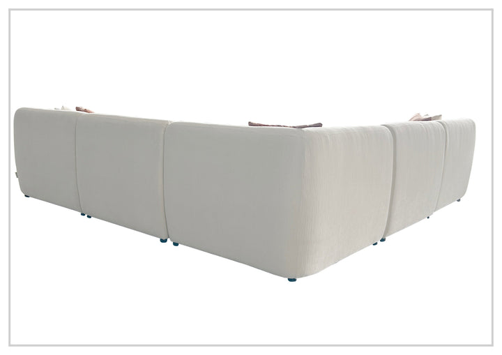 Klaussner Velessa Fabric Modular Sectional Sofa with Straight arms-SofaBed