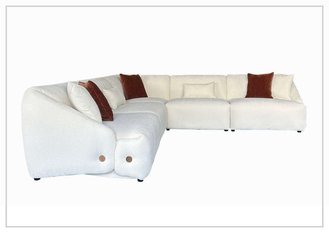 Klaussner Velessa Fabric Modular Sectional Sofa with Straight arms-SofaBed