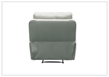 Klaussner Venza Leather White Recliner Chair-SOFABED