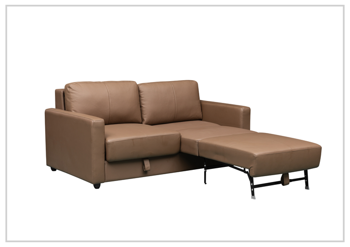 Klaussner Nova Leather Queen Sleeper Sofa with Pull Out Mechanism - SOFABED