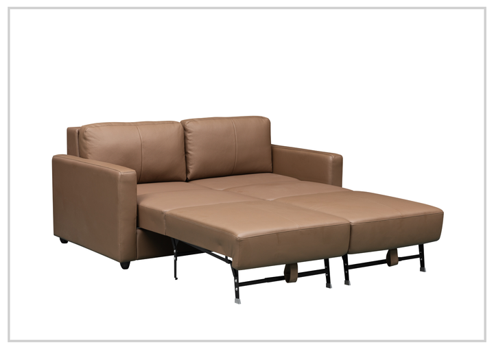 Klaussner Nova Leather Queen Sleeper Sofa with Pull Out Mechanism - SOFABED