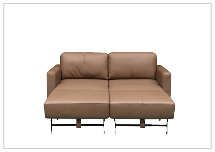 Klaussner Nova Leather Queen Sleeper Sofa with Pull Out Mechanism - SOFABED