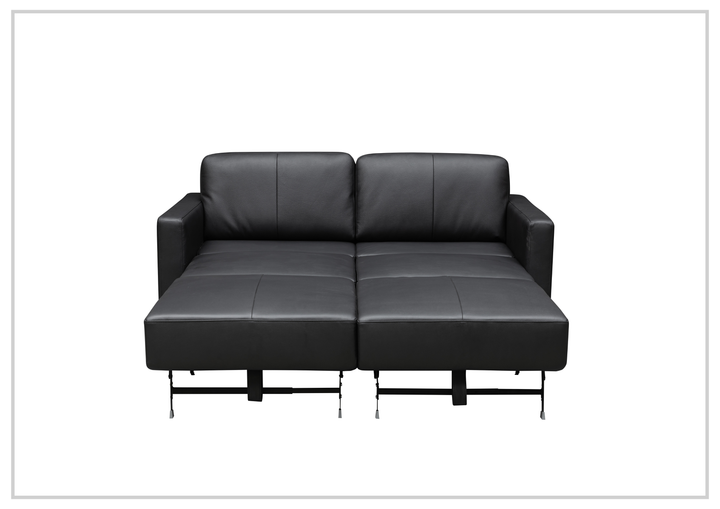 Klaussner Nova Leather Queen Sleeper Sofa with Pull Out Mechanism - SOFABED