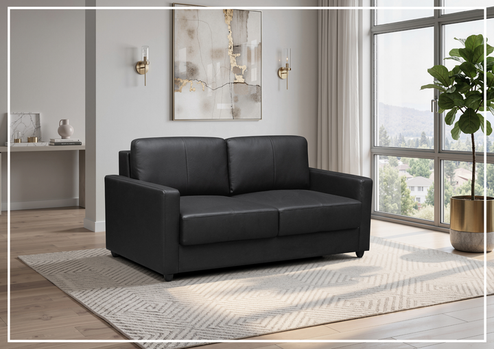 Klaussner Nova Leather Queen Sleeper Sofa with Pull Out Mechanism - SOFABED