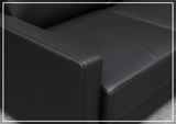 Klaussner Nova Leather Queen Sleeper Sofa with Pull Out Mechanism - SOFABED
