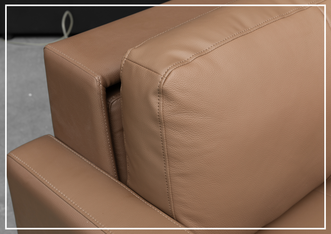 Klaussner Nova Leather Queen Sleeper Sofa with Pull Out Mechanism - SOFABED