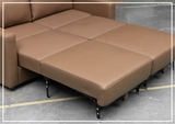 Klaussner Nova Leather Queen Sleeper Sofa with Pull Out Mechanism - SOFABED