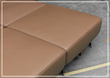 Klaussner Nova Leather Queen Sleeper Sofa with Pull Out Mechanism - SOFABED