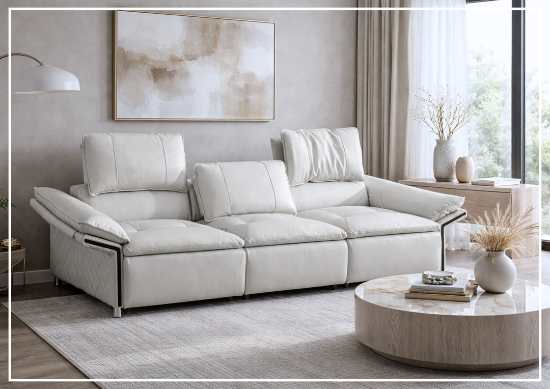 Klaussner Parenzo 3-Piece Power Sliding Sofa-SOFABED