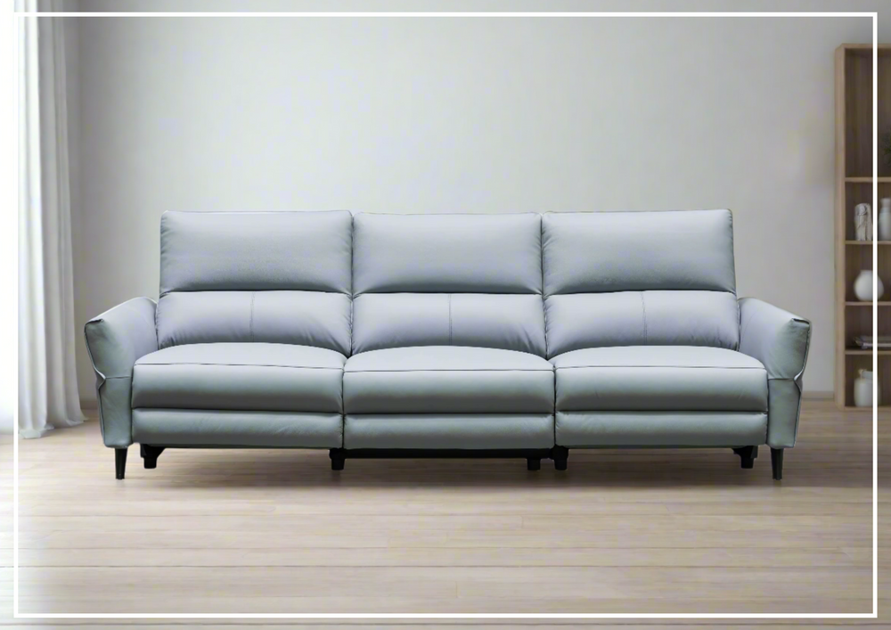 Klaussner Serenita 3-seater Leather Power Reclining Sofa-Sofabed 