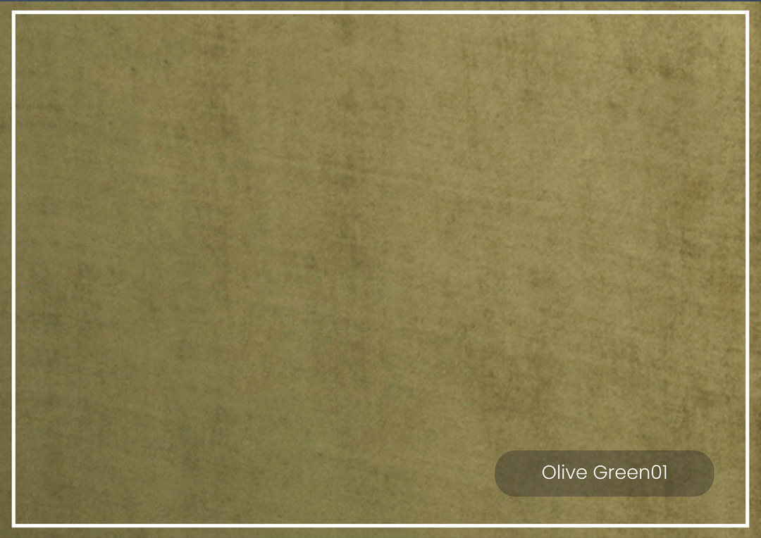 Klaussner Kavon Fabric Sofa with Slope Arms in Olive Green
