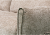 Klaussner Stanza Fabric Power Reclining Sectional Sofa with 3 Motors