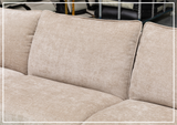 Klaussner Stanza Fabric Power Reclining Sectional Sofa with 3 Motors