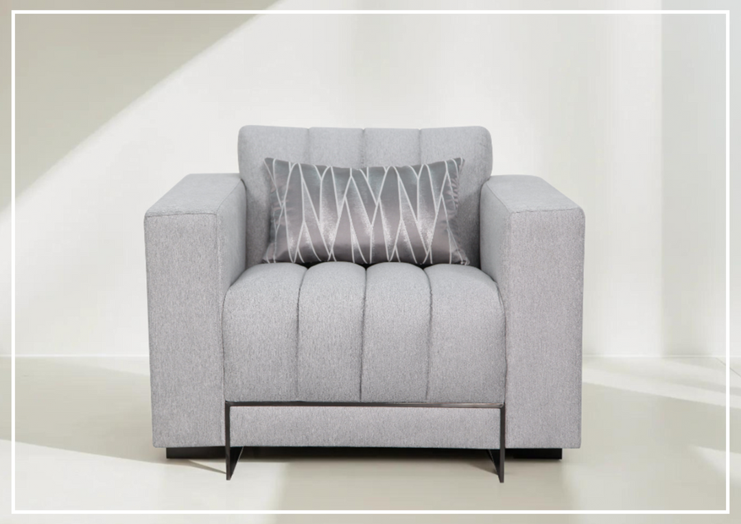 Klaussner Talento Tufted Accent Chair with Sleek Track Arms