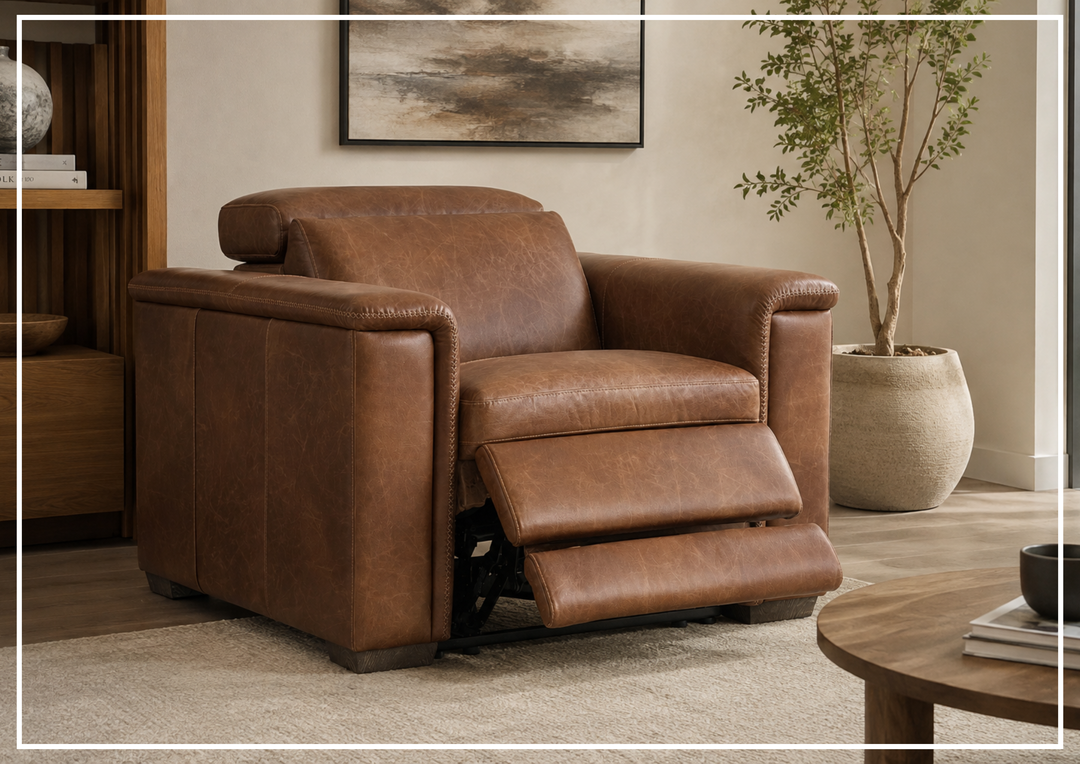 Bernhardt Lioni Leather Power Reclining Chair