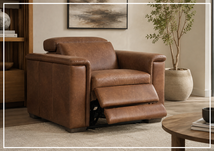 Bernhardt Lioni Leather Power Reclining Chair