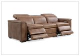 Bernhardt Lioni 93.5" Leather Power Reclining Sofa
