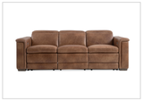 Bernhardt Lioni 93.5" Leather Power Reclining Sofa-Sofabed