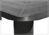 Klaussner Lucia Wooden Dining Table In Smoke Black