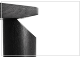 Klaussner Lucia Wooden Dining Table In Smoke Black