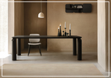 Klaussner Lucca Dining Table In Smoke Black - SOFABED