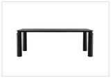 Klaussner Lucca Dining Table In Smoke Black - SOFABED