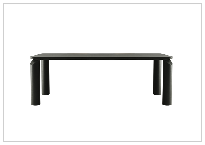 Klaussner Lucca Dining Table In Smoke Black - SOFABED