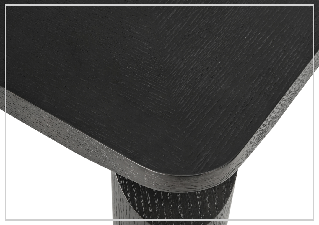 Klaussner Lucca Dining Table In Smoke Black - SOFABED