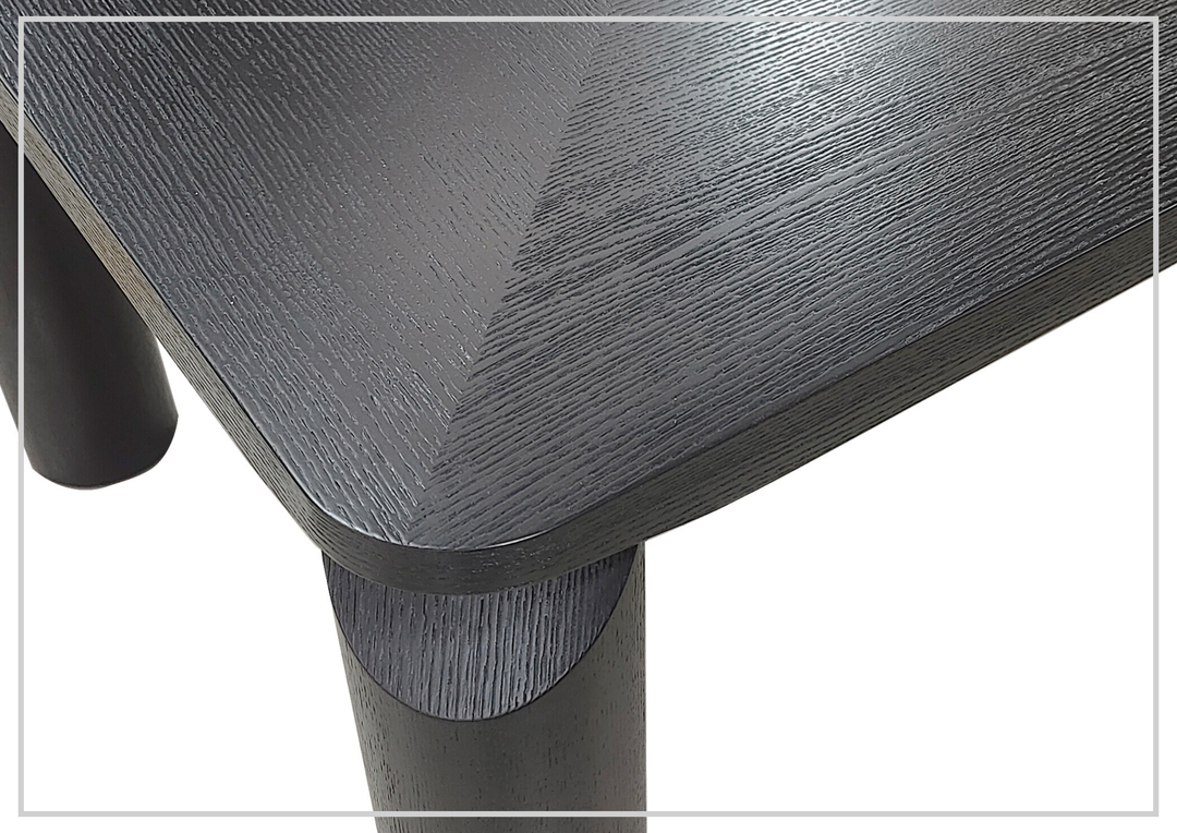 Klaussner Lucca Dining Table In Smoke Black - SOFABED