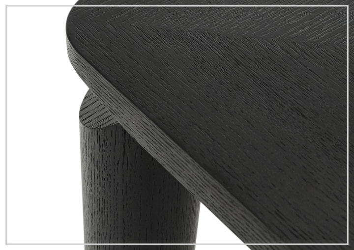 Klaussner Lucca Dining Table In Smoke Black - SOFABED