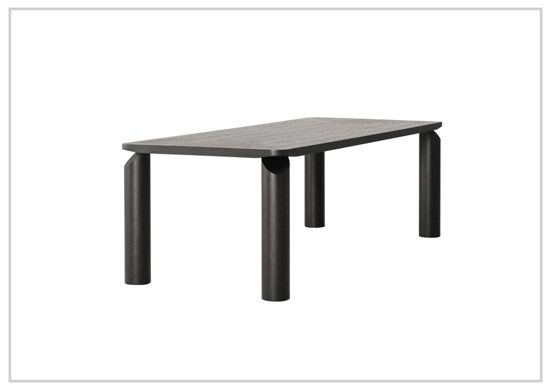 Klaussner Lucca Dining Table In Smoke Black - SOFABED