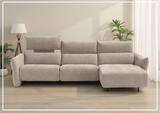 Lumera L-Shape Fabric Motion Sectional Sofa-Sofabed