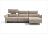 Lumera L-Shape Fabric Motion Sectional Sofa-Sofabed