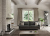 Ethos Fabric King Sleeper Sofa With Wood or Chrome Legs