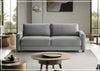 Hampton Sleeper in King or Queen Size With Walnut or Chrome Leg Finish