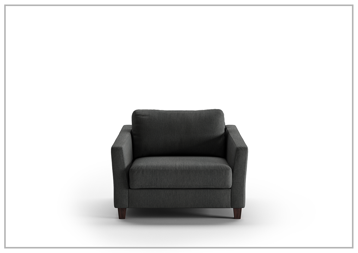 Monika Sleeper Sofa With Wood or Chrome Legs