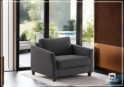 Monika Chair Cot Sleeper Sofa Bed In Four Color Options