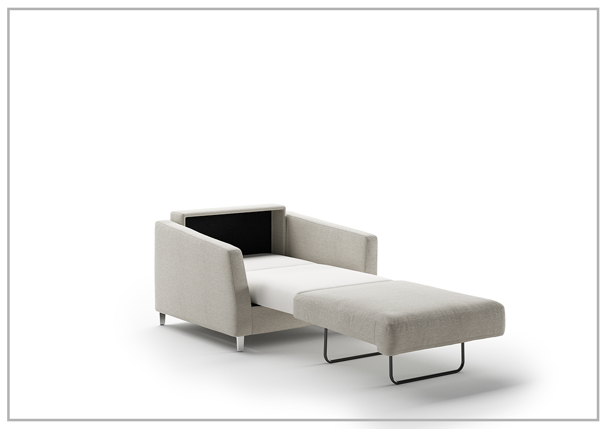 Monika Sleeper Sofa With Wood or Chrome Legs