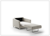 Monika Sleeper Sofa With Wood or Chrome Legs