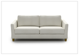 Luonto Monika Fabric Sleeper Sofa With Wood or Chrome Legs