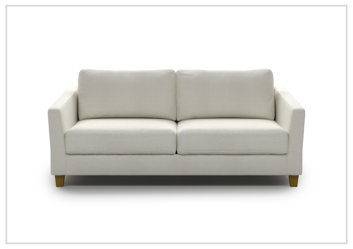 Luonto Monika Fabric Sleeper Sofa With Wood or Chrome Legs