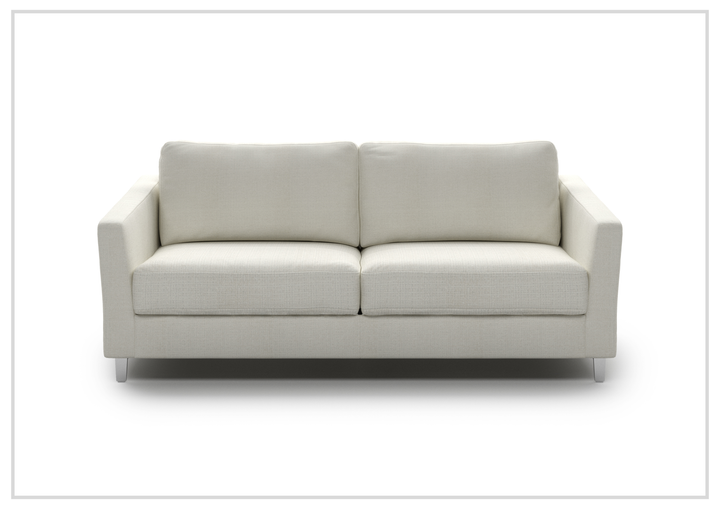 Luonto Monika Fabric Sleeper Sofa With Wood or Chrome Legs