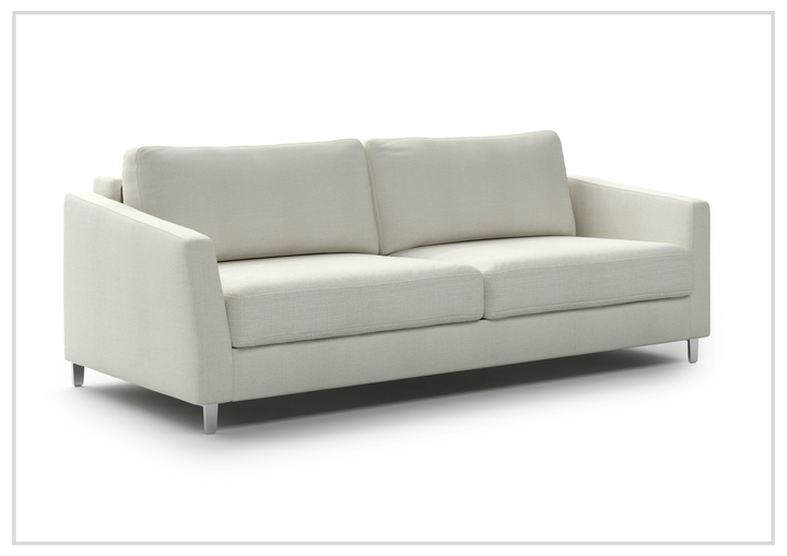 Luonto Monika Fabric Sleeper Sofa With Wood or Chrome Legs