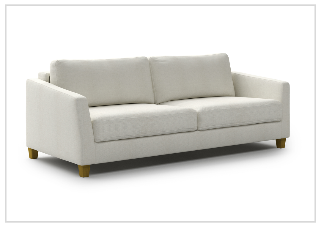 Luonto Monika Fabric Sleeper Sofa With Wood or Chrome Legs
